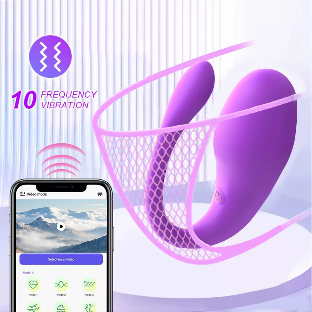 Wearable G-dot Love Egg Wireless Bluetooth Dildo Vibrator Egg APP for Female Control Clitoral Stimulator  Happy Massage Toy
