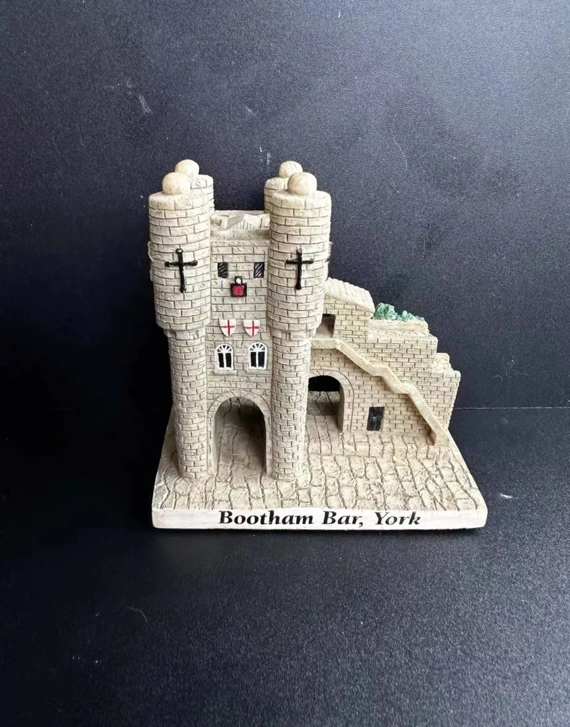 Resin figure mental psychological sand table game box court therapy building bootham bar york