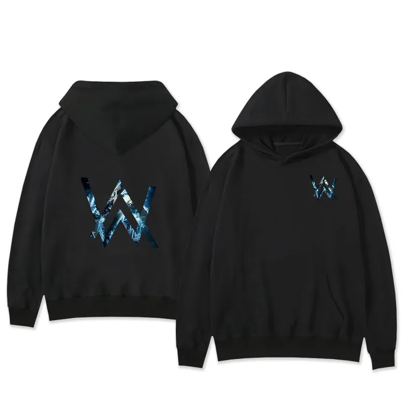 2025VINEY Alan Walker DJ Hoodie - Alan Walker Electronic Music - سويت شيرت بقلنسوة منقوشة للرجال - Alan Walker