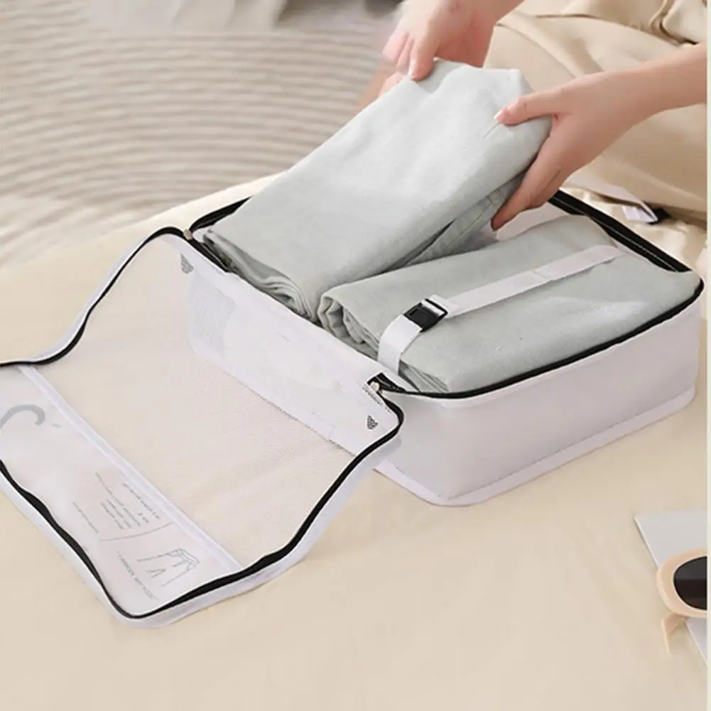 7Pcs Luggage Storage Bag Space-Saving Travel Bag Organizer Set Suitcase Packing Neat Bag Prevents Spreading For Trips Outdoor