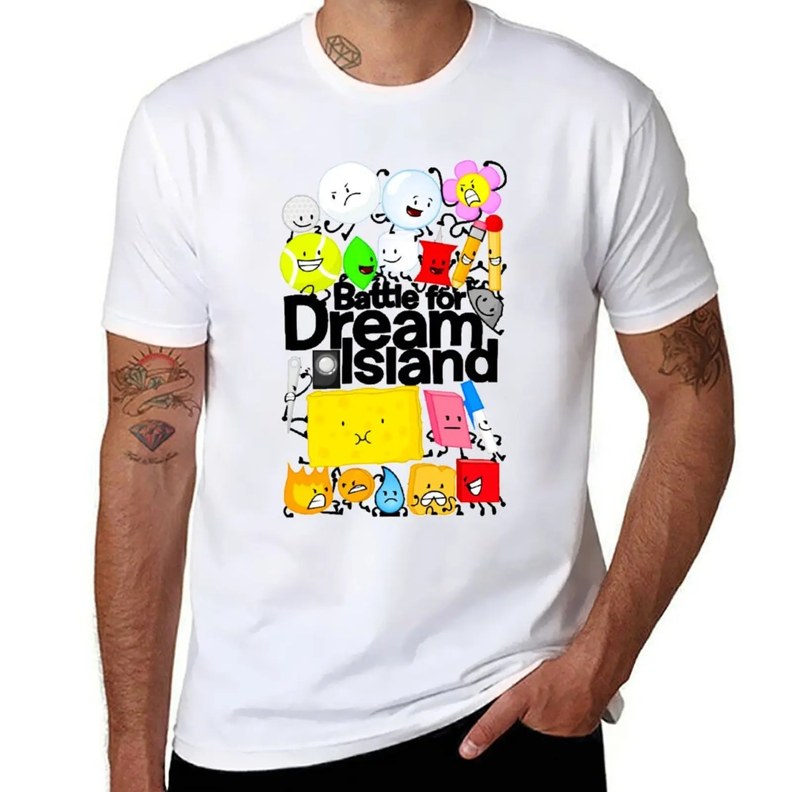 

Battle for dream island T-Shirt t shirt for man 100 percent cotton t shirts for man cotton soft T-Shirt