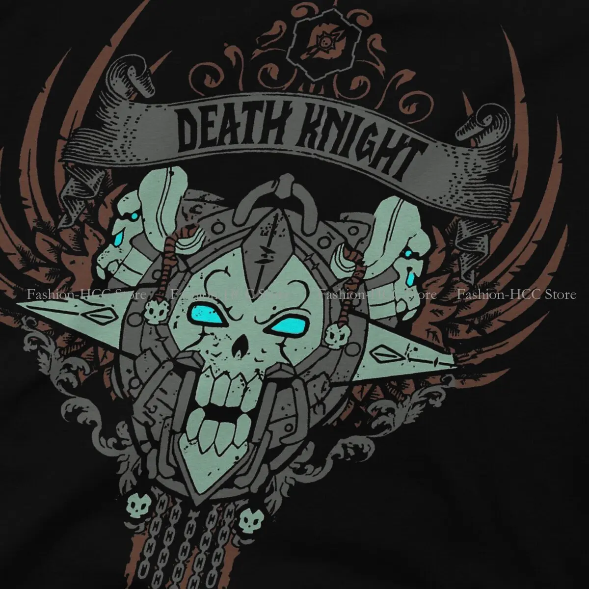 World of Warcraft Role-playing Game Polyester TShirts DEATH KNIGHT ELITE EDITION Essential Print Homme T Shirt Funny Clothing