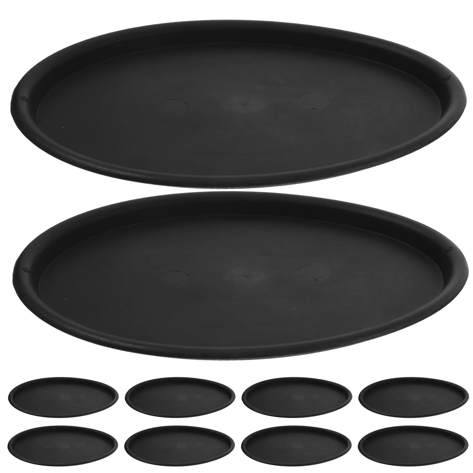 

10pcs Planter Water Trays Oval Flower Pot Saucer Plant Saucer Plant Trays Plastic Water Catcher Trays Plant Drip Trays for