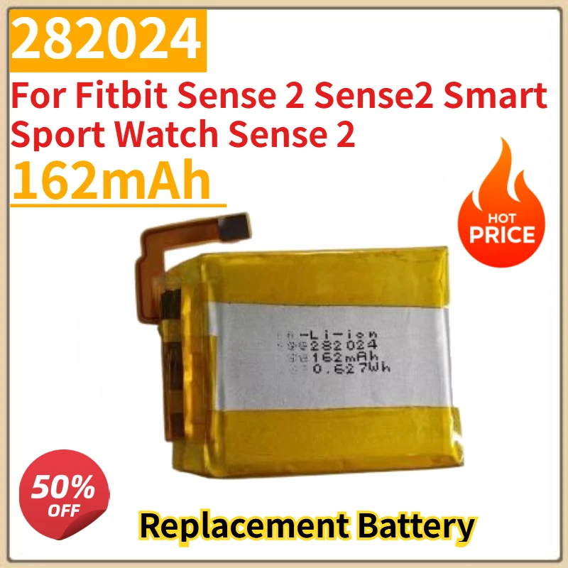 High Quality New 162mAh Smart Sports Watch Battery 282024 For Fitbit Sense 2 Sense2 Smart Sport Watch Sense 2