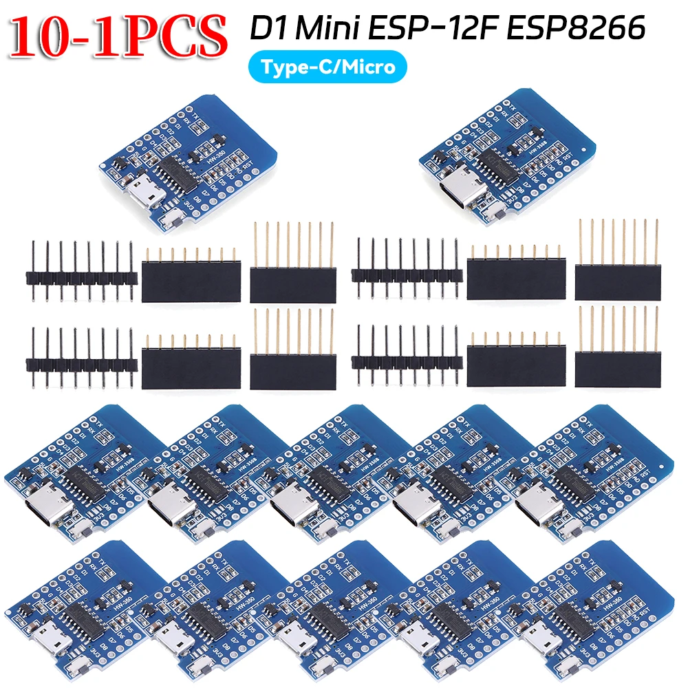 D1 Mini Nodemcu Lua Internet Development Board Support OTA Launch Wifi Development Board Compatible with WeMos D1 Mini