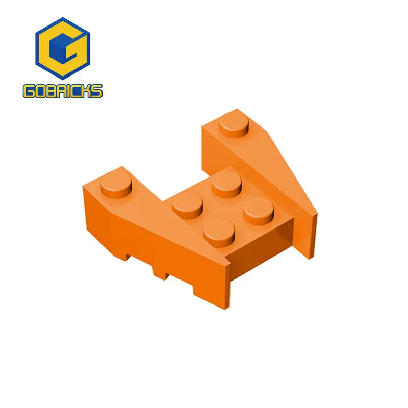 Gobricks 10PCS Brick Wedge 3 x 4 with Stud Notches Compatible With  50373 Toys Assembles Building Blocks Technical 2022