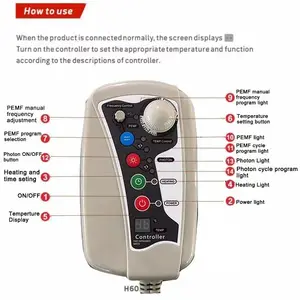 -Kristallmatt, Energiehitze -Magnetfeldtherapie, Matelas PEMF, Chakra, Corps Enier, Chaffage -Lointain 9 Hauptverkaufsmagnetdecke für Massage - №9