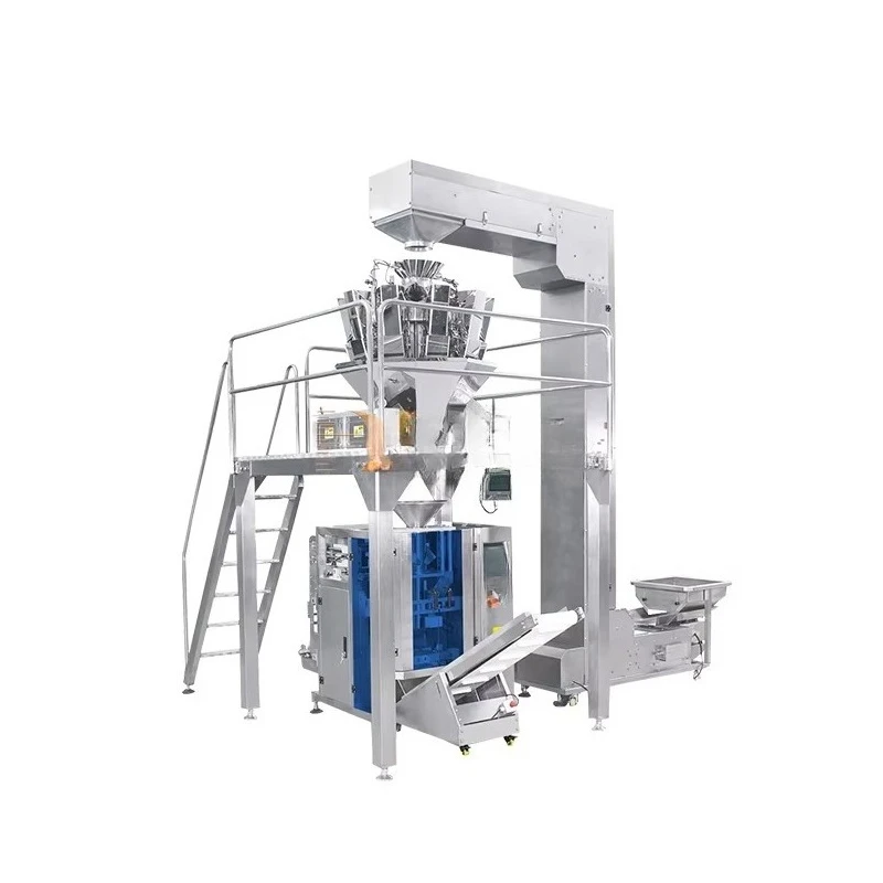 Automatic high-precision 2 4 6 10 14 24-head multi-head weighing, filling, packaging food and snack packaging machine