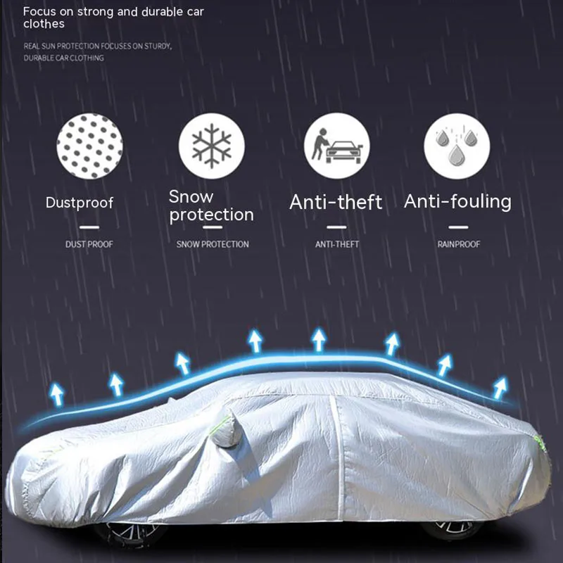 For Geely Geometry E Outdoor Protection Full Car Covers Snow Cover Sunshade Waterproof Dustproof Exterior Car accessories