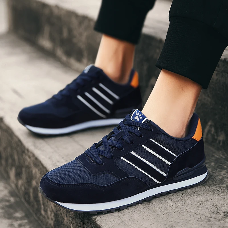 2024New casual versatile single shoe creative design sports shoes men\'s casual soft sole gym running shoes driving casual shoes