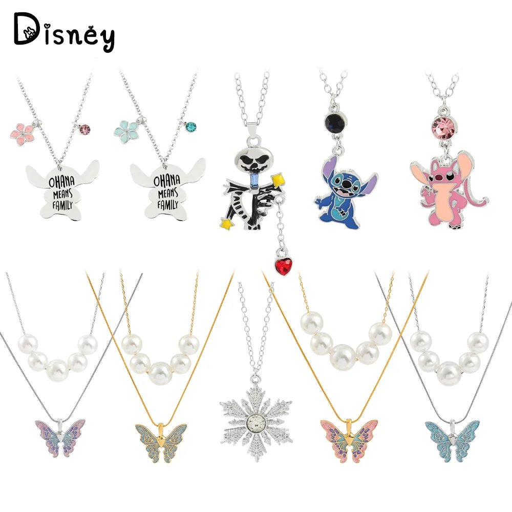 Disney Luxury Jewelry Collection Fashion Necklace Marvel Avengers Cosplay Superhero Pendant Necklace Jewelry Accessories Gifts