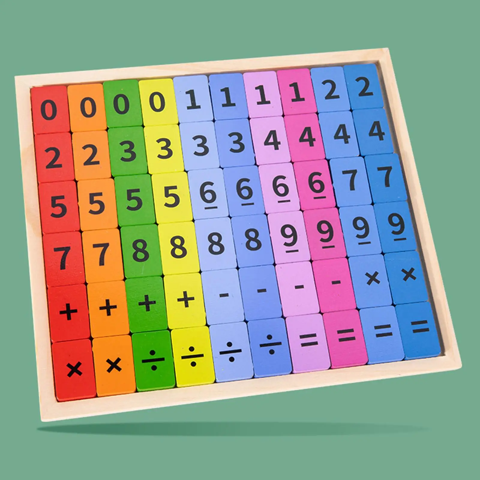 木製数字ゲーム文字数字マルチカラー教育用ギフト子供向け