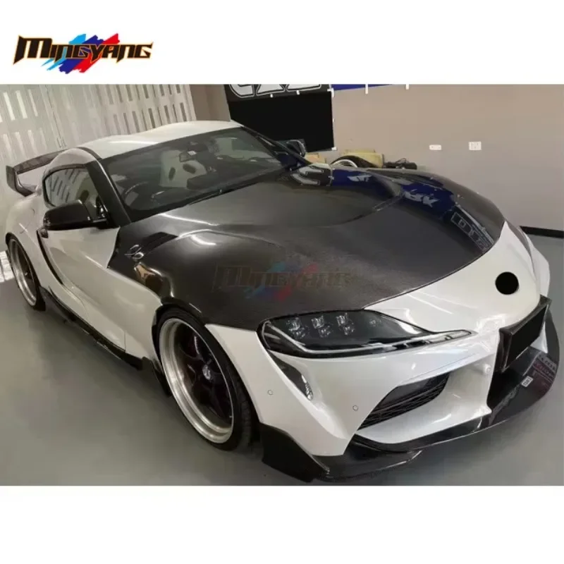 

Factory Hot Selling High Quality JK Design Carbon Fiber Bonnet Cover 2019-2020 for Supra A90 Carbon Hood