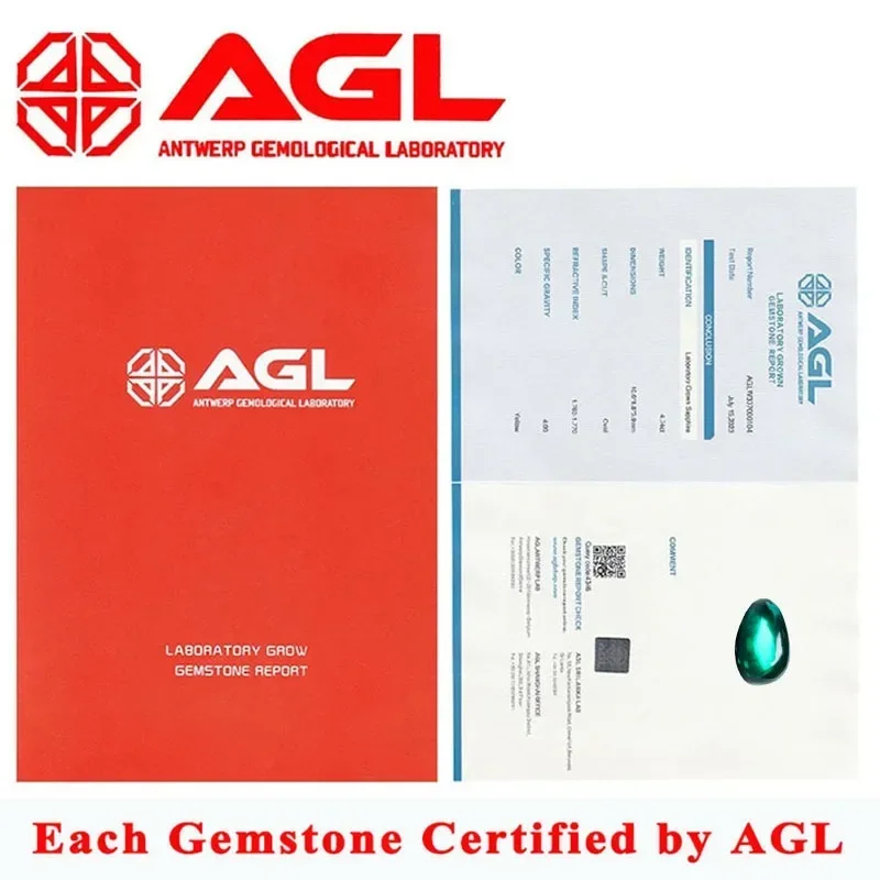 سطح أملس على شكل كمثرى زمم زمميا من أعلى المختبر مع شقوق مدخلات داخل شهادة AGL قابلة للتحديد #6