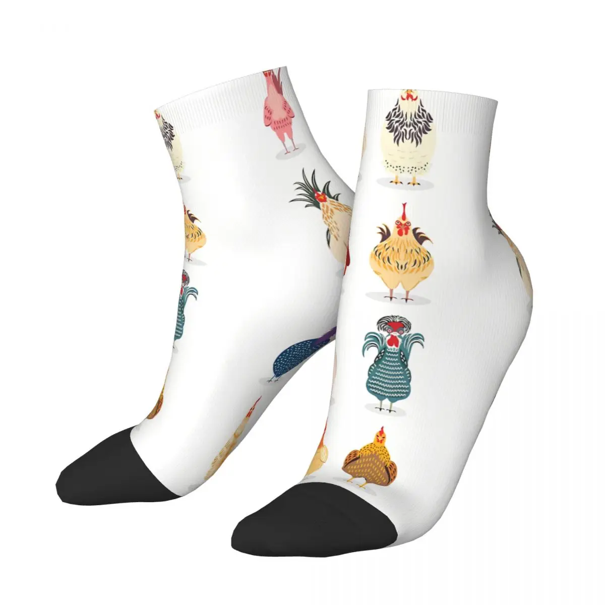 Cute Chicken Ankle Socks Male Mens Women Autumn Stockings Harajuku