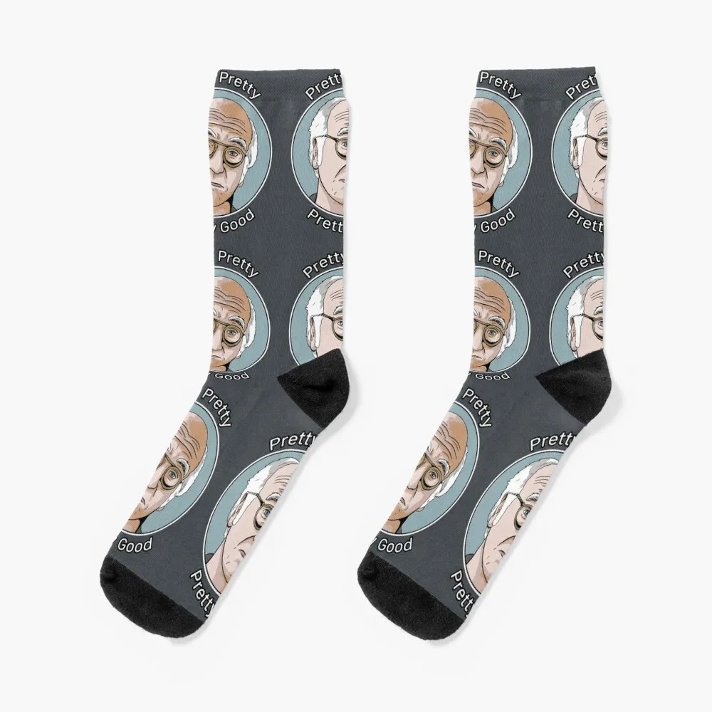 Larry David - Pretty Good Socks funny gift moving stockings colored Socks For Women Men's