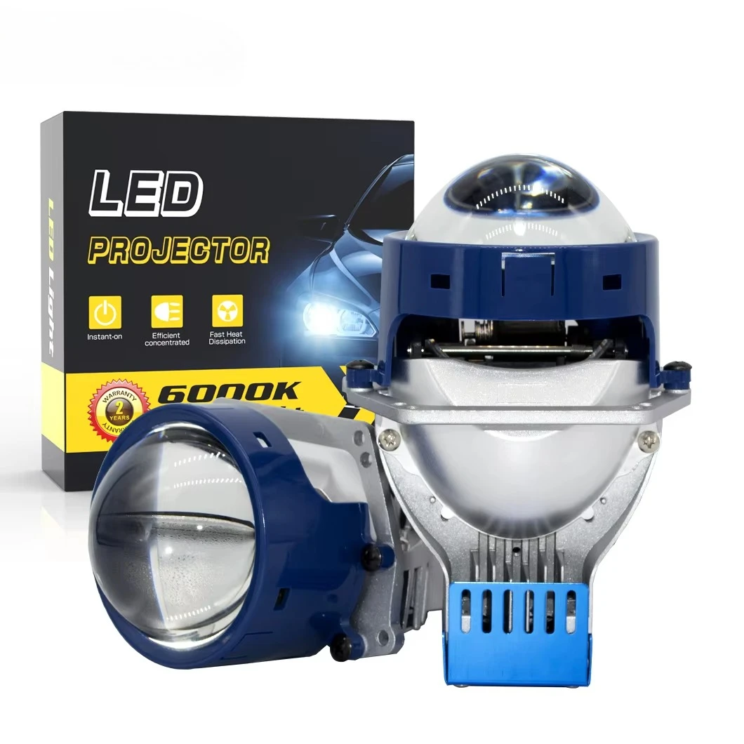 

G17 Super Bright 140W 3.0 Inch LED Lens Headlight High Low Beam Projector BiLED Projector Headlights H4 LED