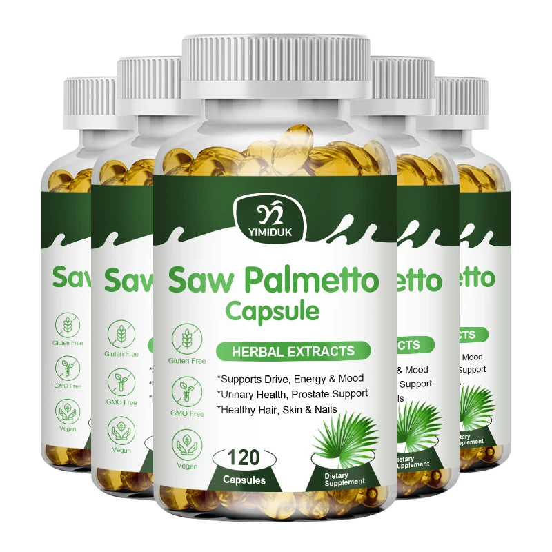 

Saw Palmetto Capsules – Prostate Health & Urinary Support, Hormonal Balance & Hair Loss Prevention Urinary Discomfort Relief