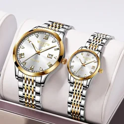 2024 Hollow Watch New Luxury Fashion Automatic Mechanical Watch Stainless Steel Wristwatch for Man and Woman Love Couple Watch