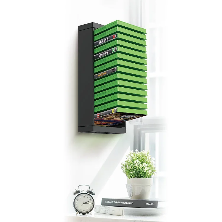 Xbox Game Case Storage Wall Mount, Xbox One Game Holder Wall Mount for Xbox Series X/S Games PS5 PS4 Games