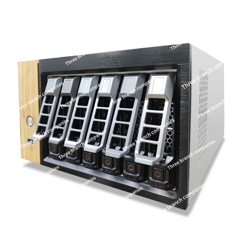 Micro-Control Six-Disk NAS Expansion Chassis N5105 N6005 N100 N305 NAS Storage Host