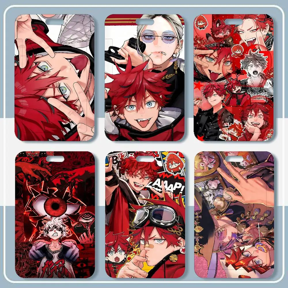 

Cartoon G-Gokurakugais Card Holder Neck Strap Pendant Door Badge Holder Lanyards Keychain Work Credential Case Gift