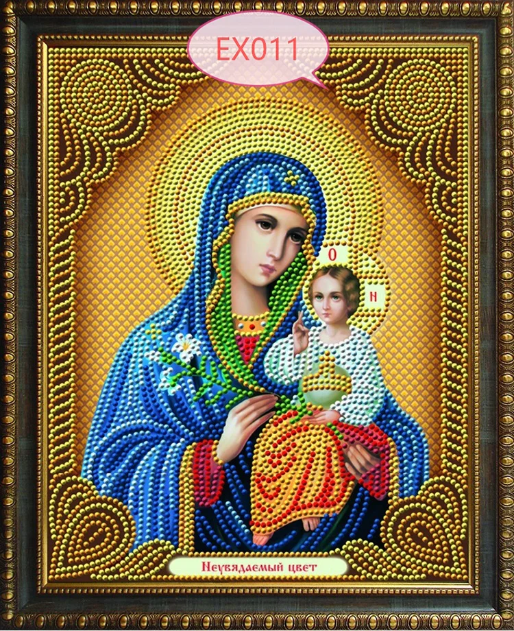 Religion Icon Diamond Paintings Mosaic 5D DIY Embroidery Rhinestone Kits Art Religion Icon of Leader Diamond