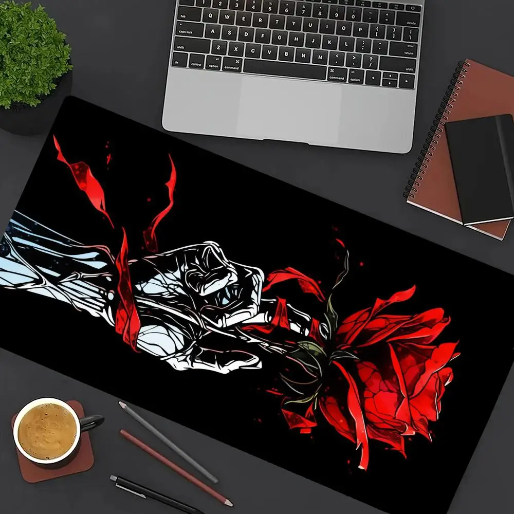 

Red Rose Gaming Mouse Pad Extra Large Gaming Desk Mat XXL Rubber Anti-Slip Mouse Pad Speed Calculation Office Extended Desk Mat