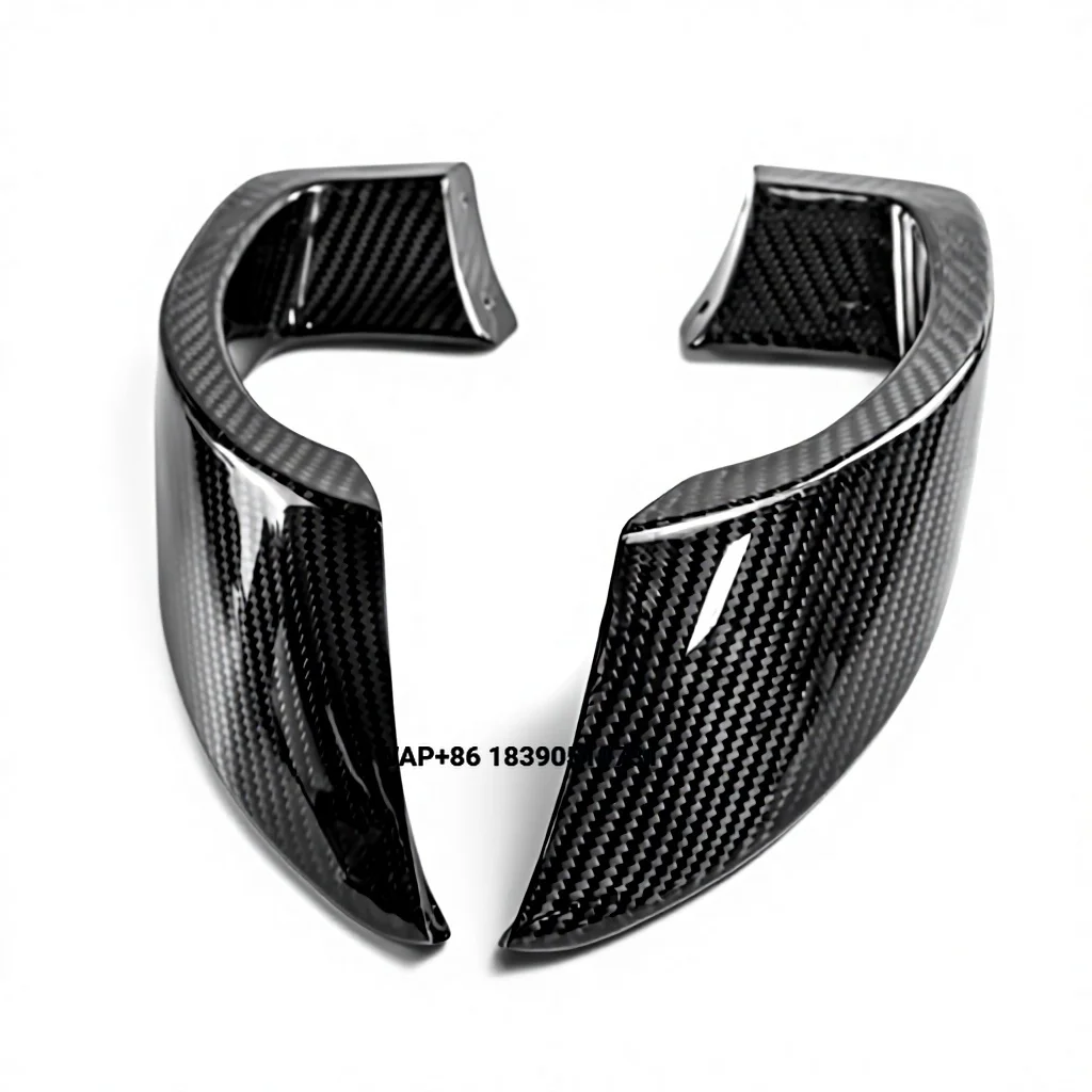 

2020-2022 Motorcycle Carbon Fiber Winglets Fixed Wing Aerodynamics Fairing Kit Black Gloss Finish