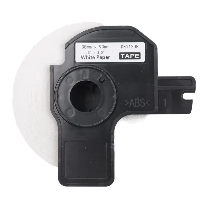 رائعة-30 لفة لأخيه DK11208 التسمية الحرارية 38 مللي متر x 90 مللي متر يموت قطع تسميات DK-11208 DK 11208 متوافق مع طابعة Brother QL