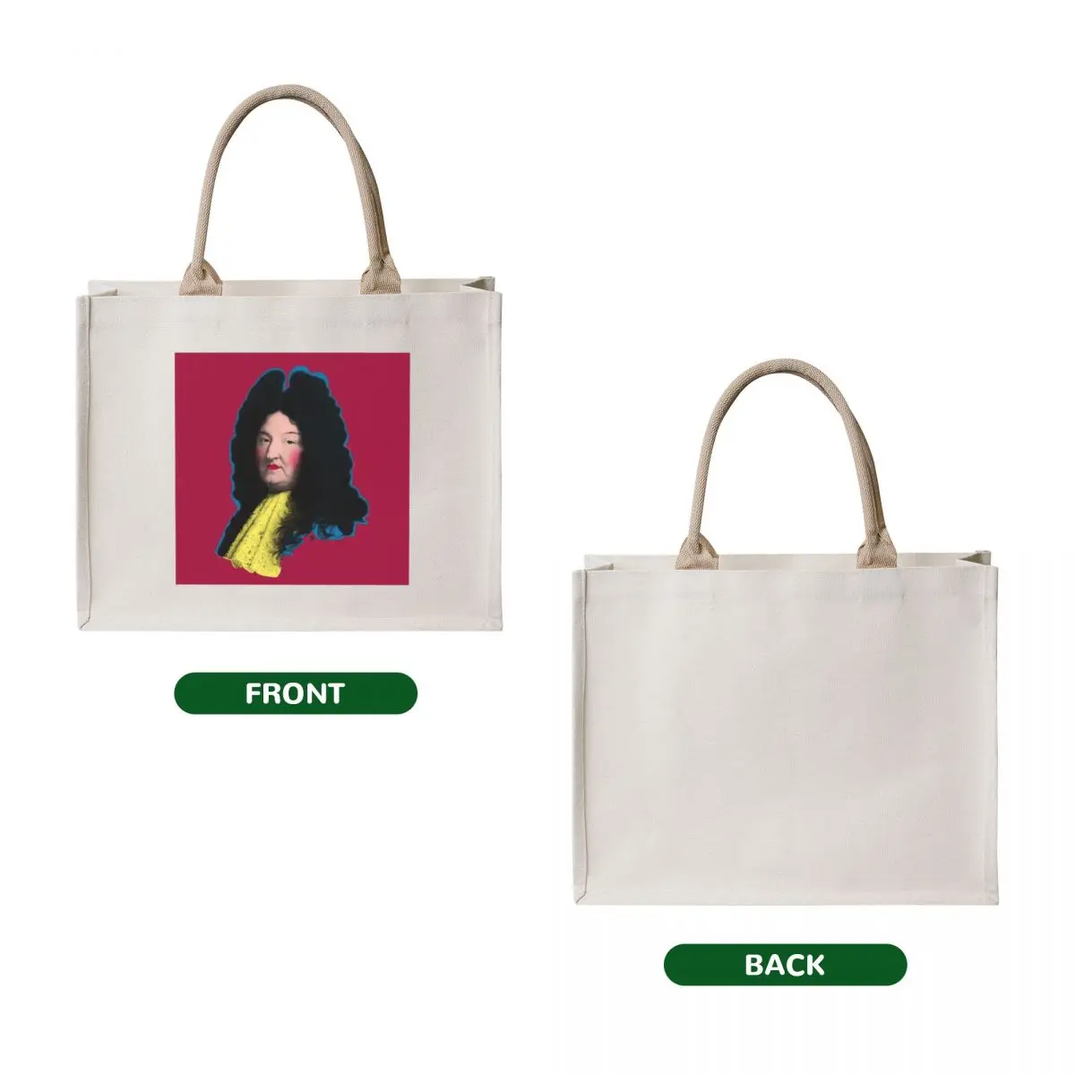 Louis XIV Tote Bag large tote bag bags woman 2025 eco bag folding university shopper