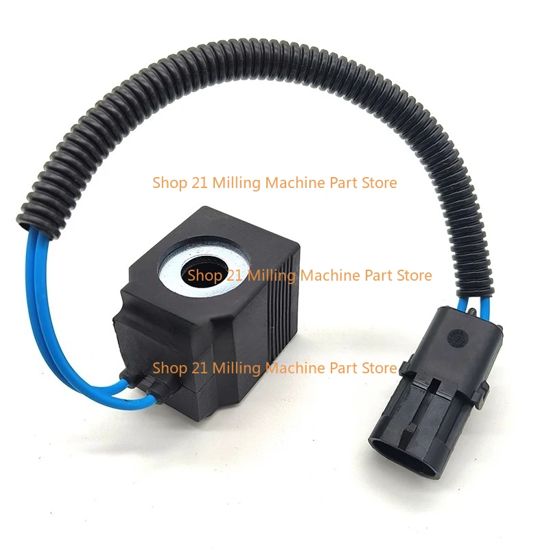 

1PC Hot Sell Excavator pilot solenoid valve coil12/24v for Sany SY55 60 65 70 75C-8-9-10