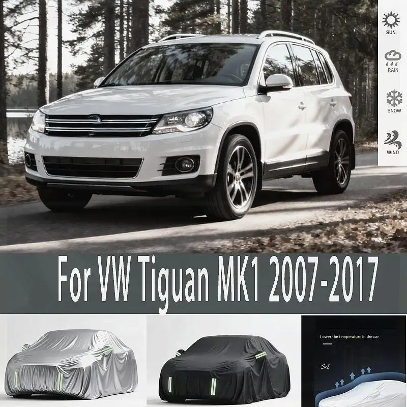 

For VW Tiguan MK1 Outdoor Protection Waterproof Dustproof Full Snow Cover Sunshade for 2007 2017 2008 2010 2012 Car Covers