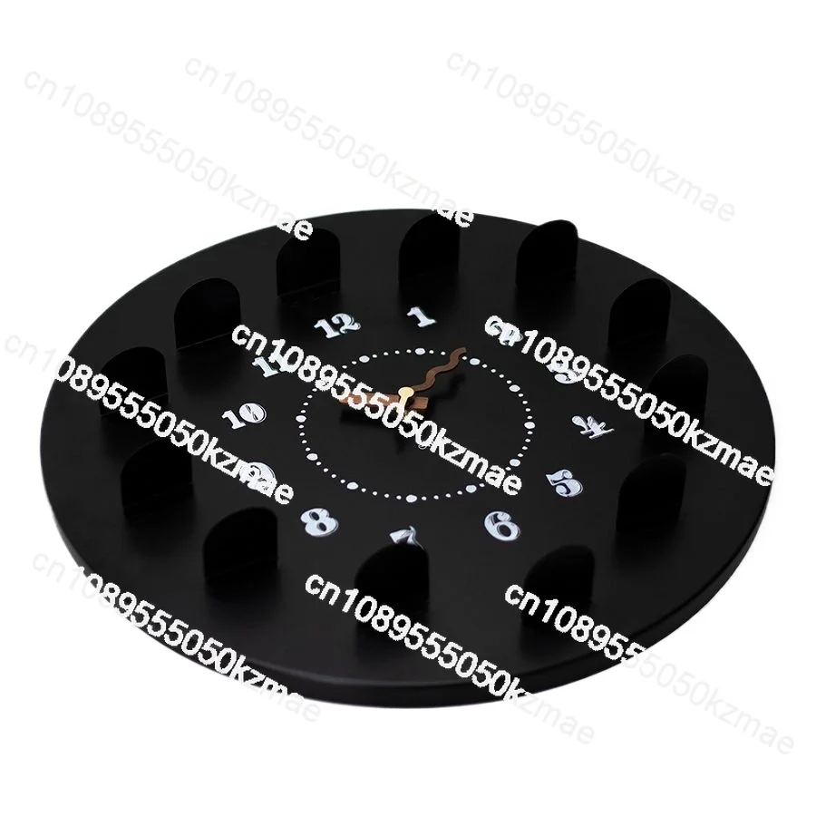 

Подходит для настенных часов с глухой коробкой, черная доска, кирпич, сделай сам, магнитные настенные подвесные высококачественные художественные часы