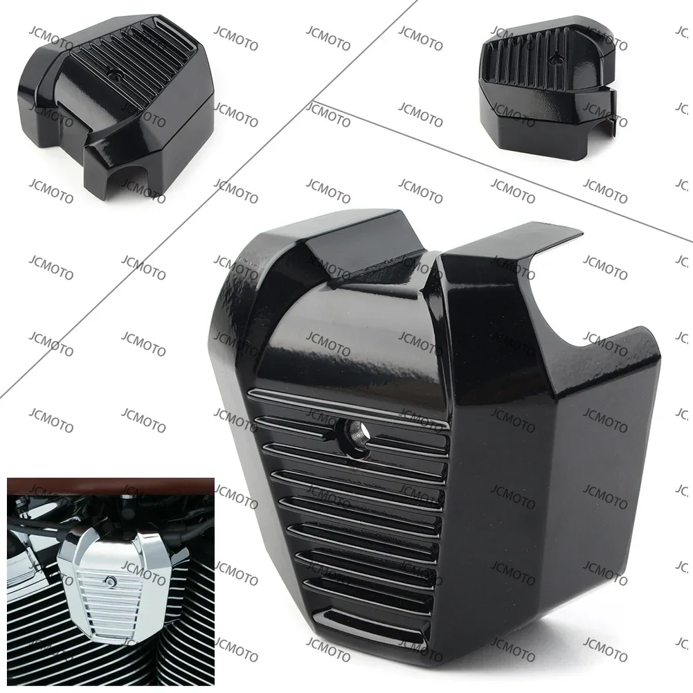 

For Harley Softail Breakout FXBR Fat Bob FXFB Heritage Classic FLHC 2018 2019 2020 Black Motorcycle Precision Coil CNC Cover