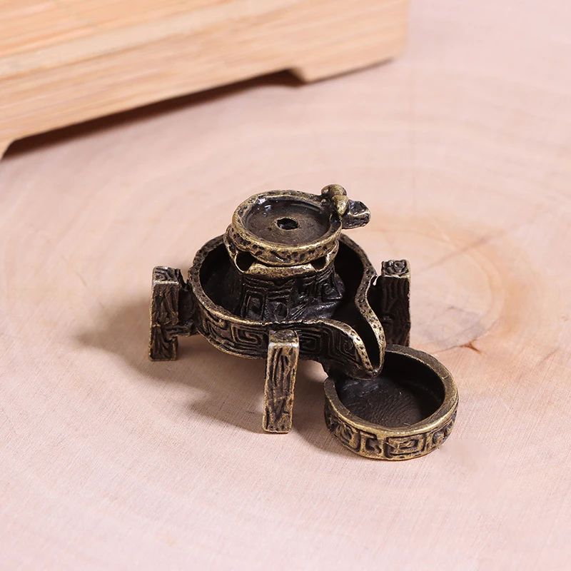 العتيقة ارتجاعي البخور الموقد النحاس البخور الوقوف DIY المنزل زن شلال الزينة مكتب اليوغا المقهى الحلي