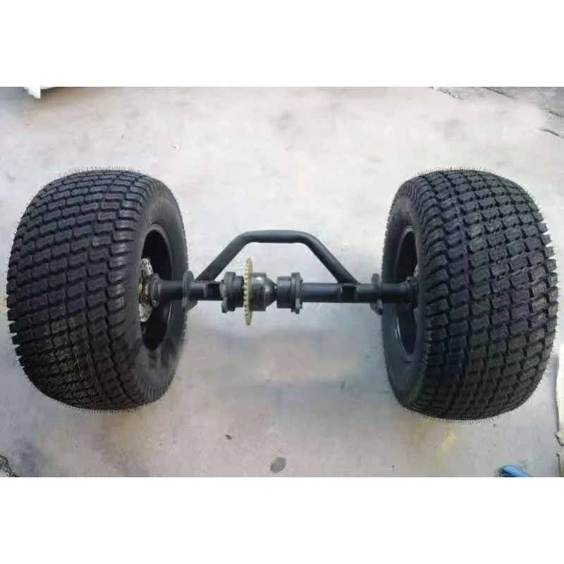 

DIY GO KART KARTING Quad Transmission Brake Pump 12 Inch Wheel Rim Tire Tyre ATV UTV Buggy Rear Axle Chain Differential