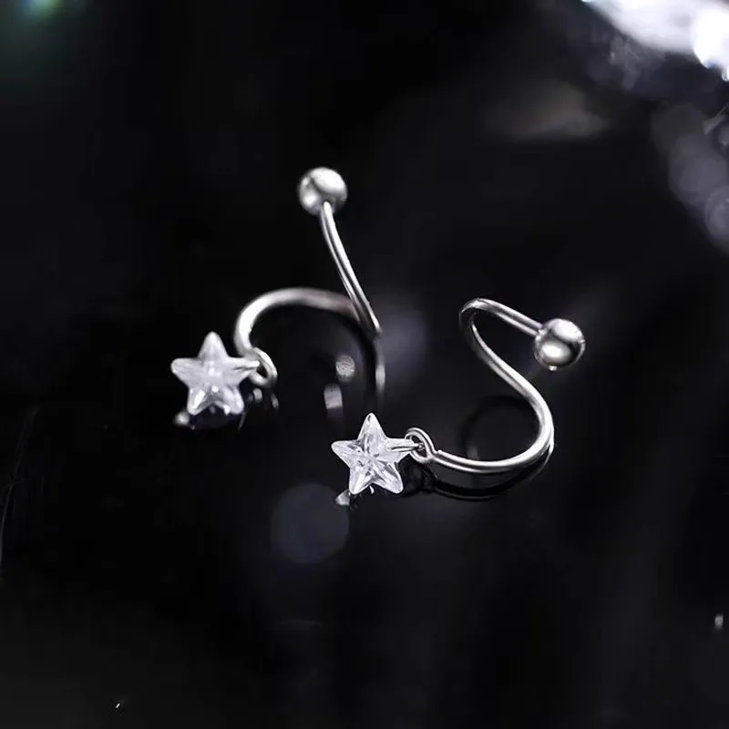 

Новые серьги со звездами из стерлингового серебра 925 пробы, индивидуальные очаровательные простые женские серьги, красивые украшения для друзей, подарок на день рождения