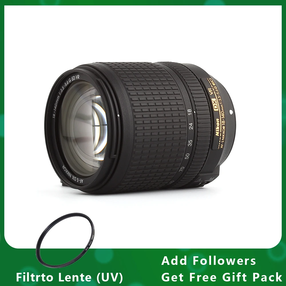 Nikon AF-S DX NIKKOR 18-140mm f/3.5-5.6G ED VR Lens For Nikon SLR Cameras