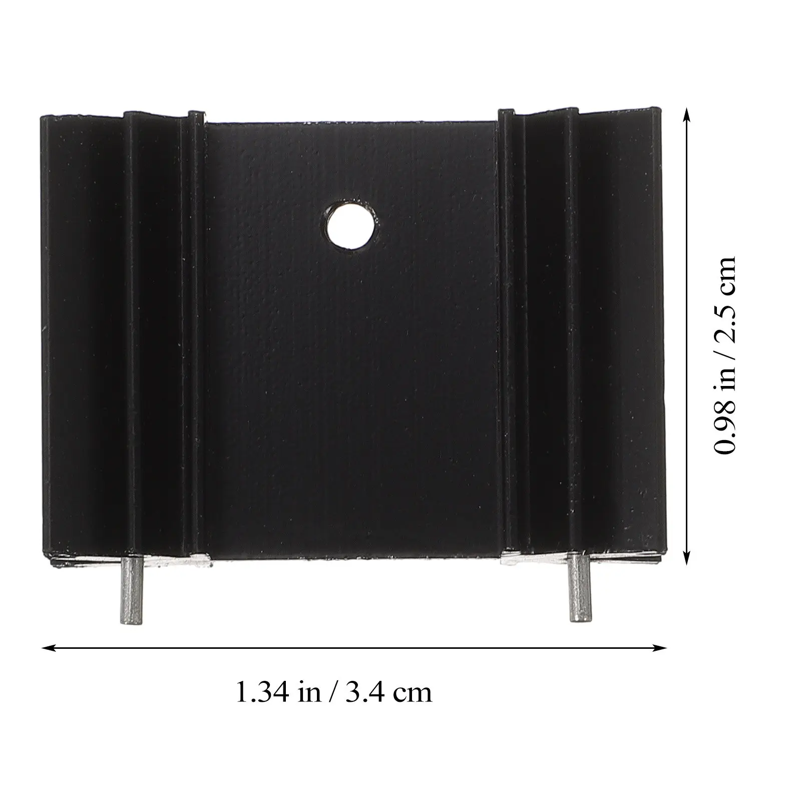 1Set Heat Sink Aluminum to-220 Triode Cooler Fin High Thermal Conductivity Heat Dissipation Radiator for Transistor Voltage
