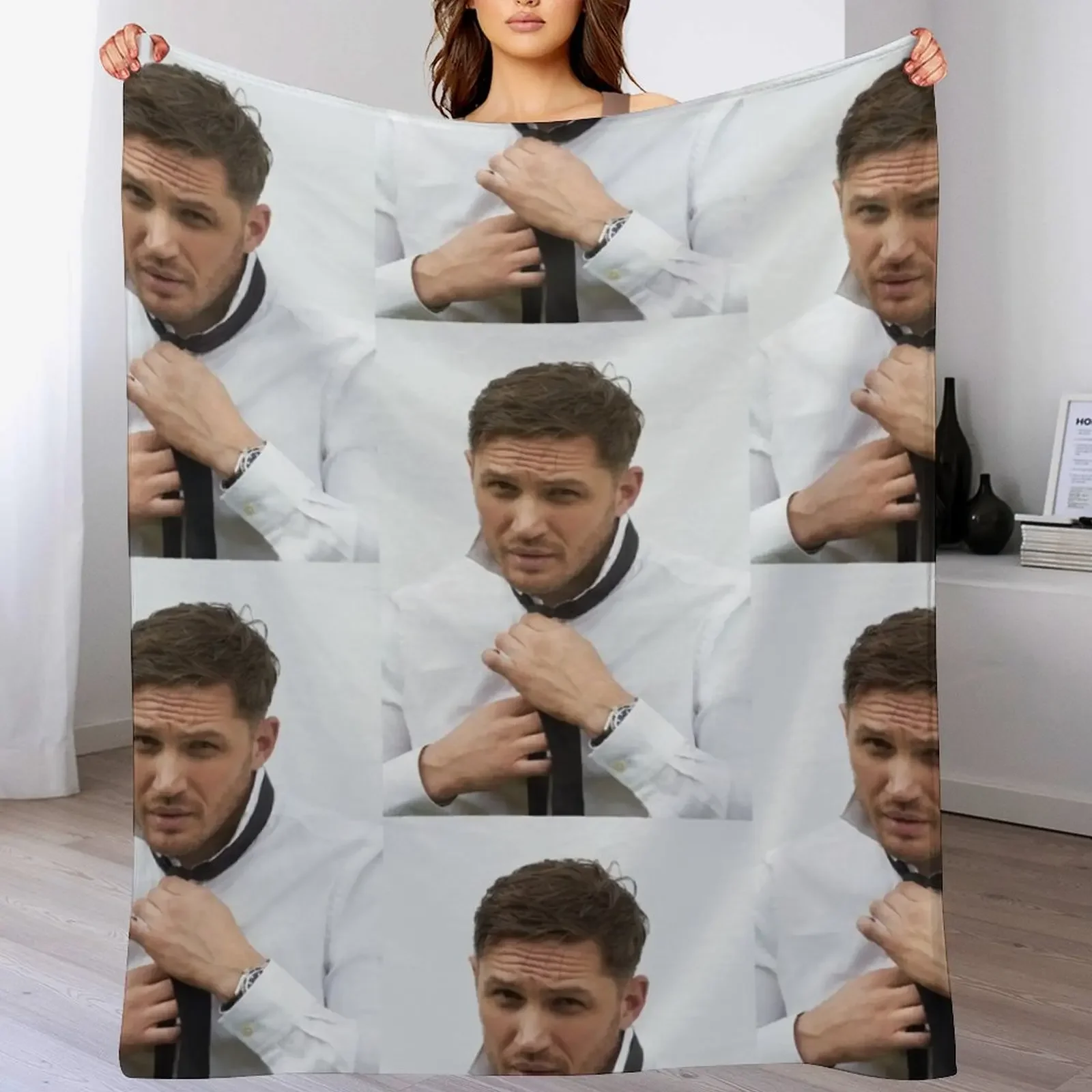 

Tom Hardy Throw Blanket Sleeping Bag Bed Fashionable Stuffeds Thermal Blankets