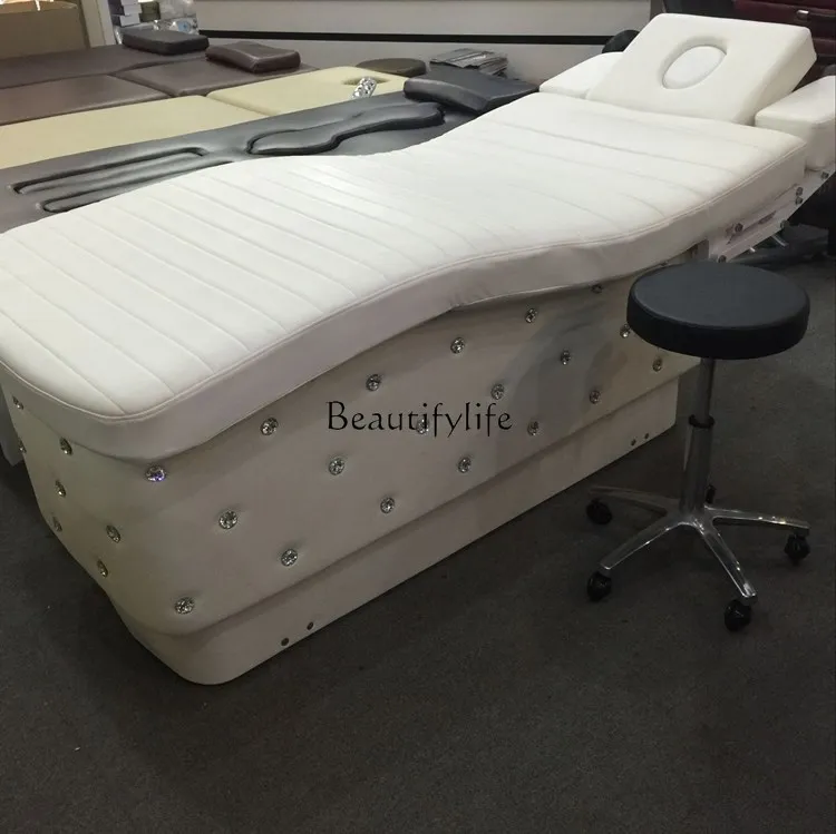 

04*Beauty salon electric thickened lifting multi-functional adjustment solid wood massage body massage bed