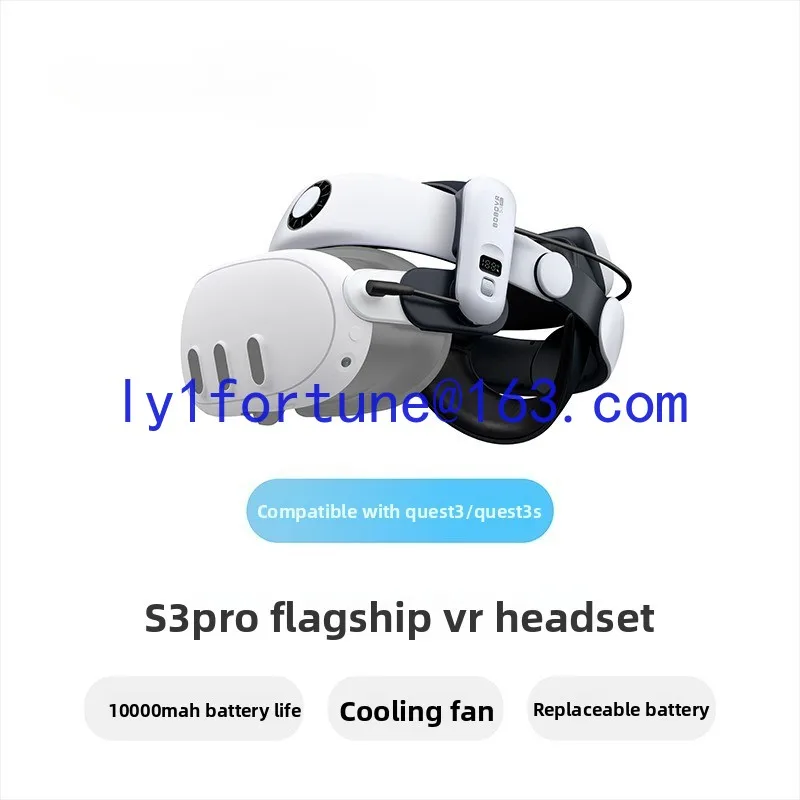 S3PRO headband is suitable for oculus quest3 and quest3s headwear accessories.battery lasts for a long time,and it is convenient