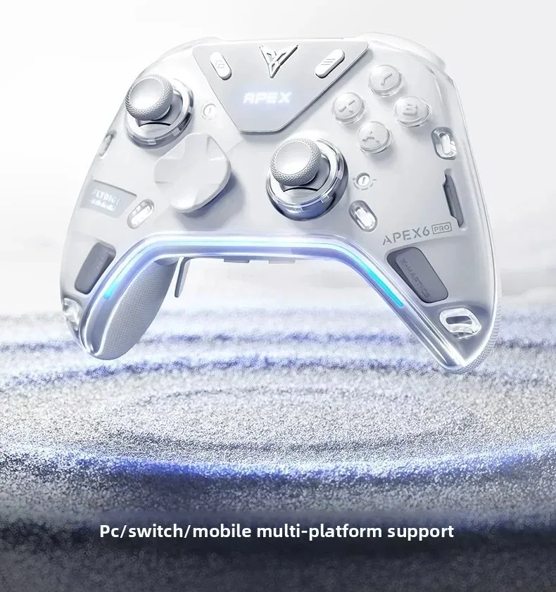 Flydigi APEX 6 Pro Wireless Elite Controller, Bluetooth, Tactile Feedback, XBOX Layout, Compatible PC Steam Switch2 Gaming