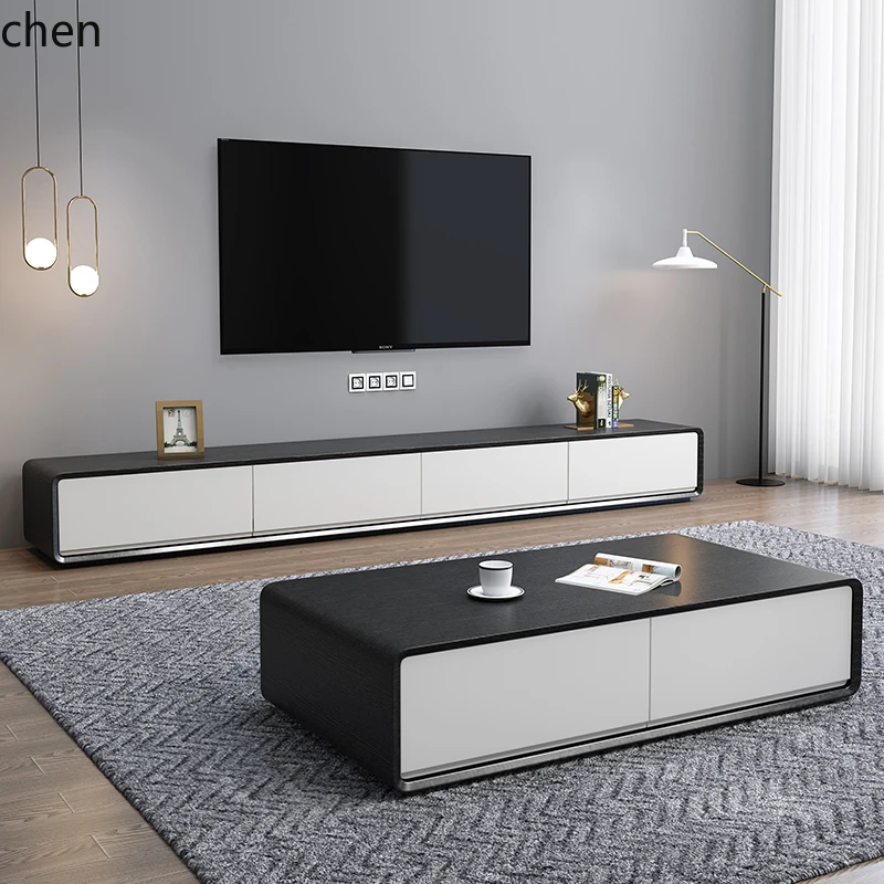 HT TV cabinet combination modern simple small apartment living room low land