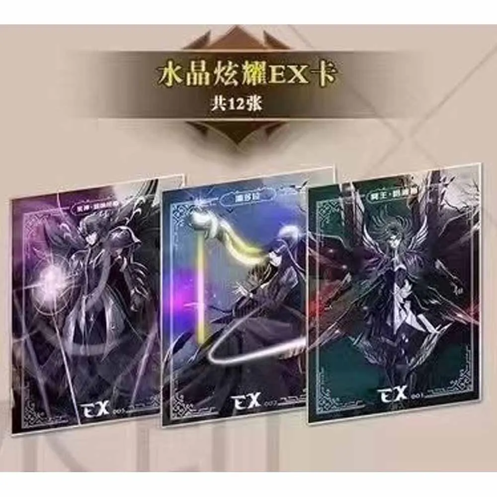 Wholesale Saint Seiya Card Japanese Anime Characters Card Anime Peripheral Collectible Edition Cards Birthday Kid Christmas Toy