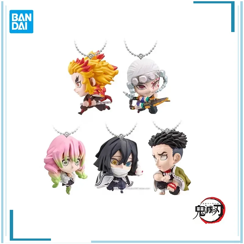 

BANDAI Demon Slayer Uzui Tengen Himejima Gyoumei Kanroji Mitsuri Rengoku Kyoujurou Brand new genuine Key chain In shelf