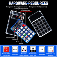 DIY Electronic Kit LED Digital Tube Calculators 51 Microcontroller Control Resistance Conversion