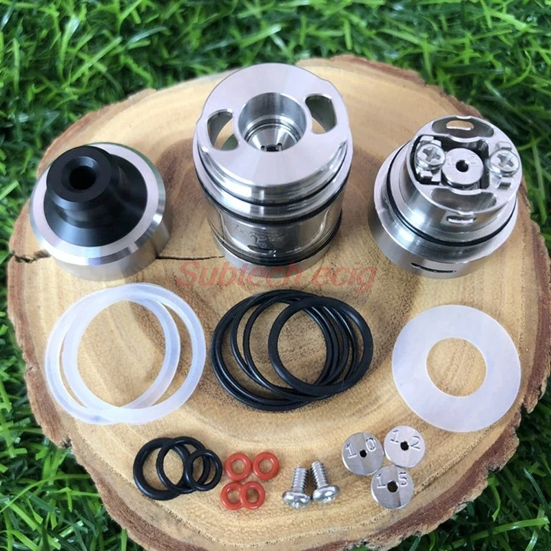 Ecig ترايبود MTL RTA خزان قابل لإعادة البناء 22 مللي متر 2 مللي رذاذ Vape SS316 ملف واحد بناء سطح السفينة مقابل Taifun GTR Kayfun Lite RTA Vapes Pen