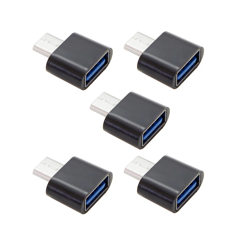 

5pcs/lot USB C OTG adapter Type-C to USB 2.0 OTG Adapter for Cell Phone Tablet & USB Cable & Flash Disk & Mouse & Laptop